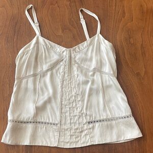 Marc Jacobs 100% Silk Cream Camisole Cami Top 10 M